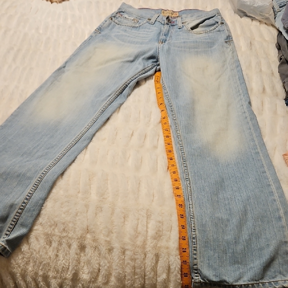 BKE Light Wash Straight Leg Boys Jeans